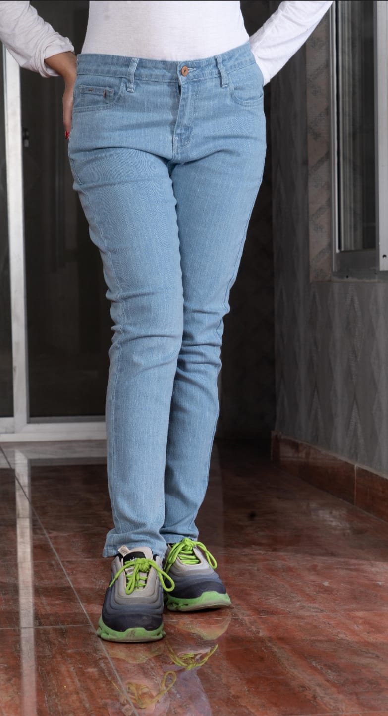Pinstripe Pulse Jeans