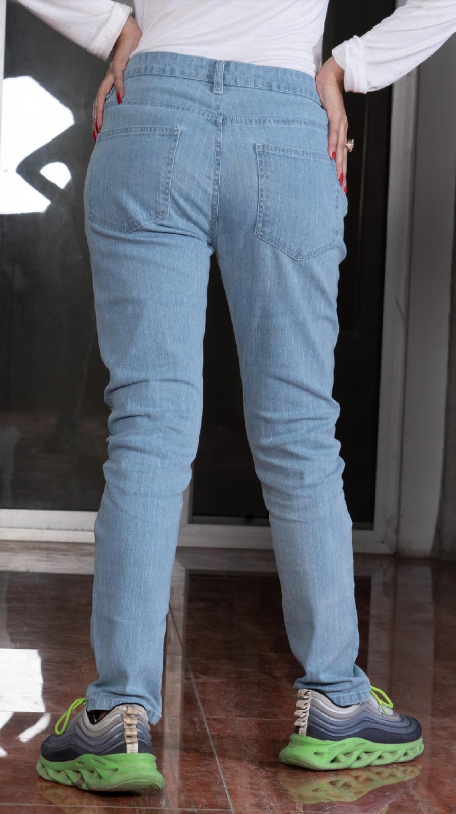 Pinstripe Pulse Jeans
